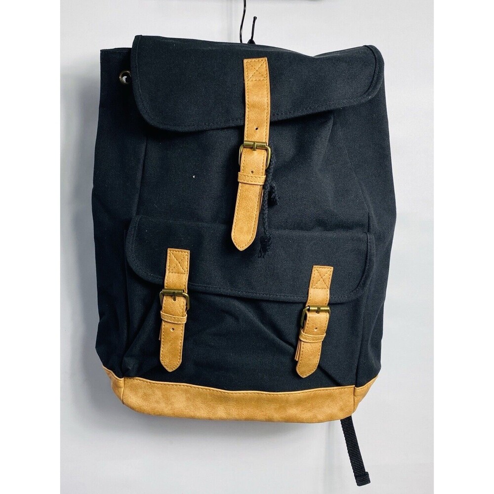 DSW  Canvas Backpack With Faux Leather Trim NEW